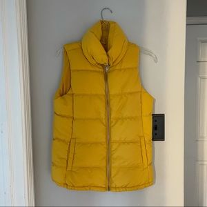 Old Navy Yellow Puffer Vest